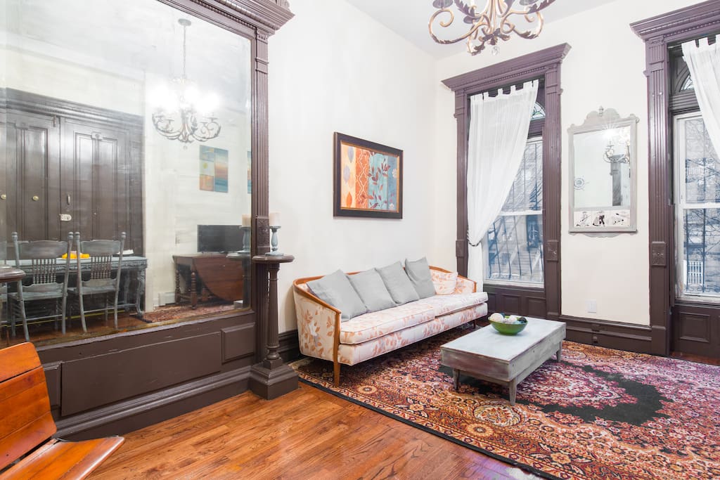 Living rooms offers cozy and romantic set in the evenings