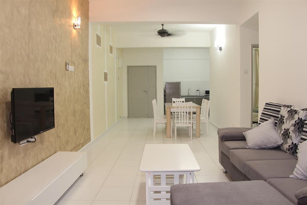 Living Hall and Dining Hall