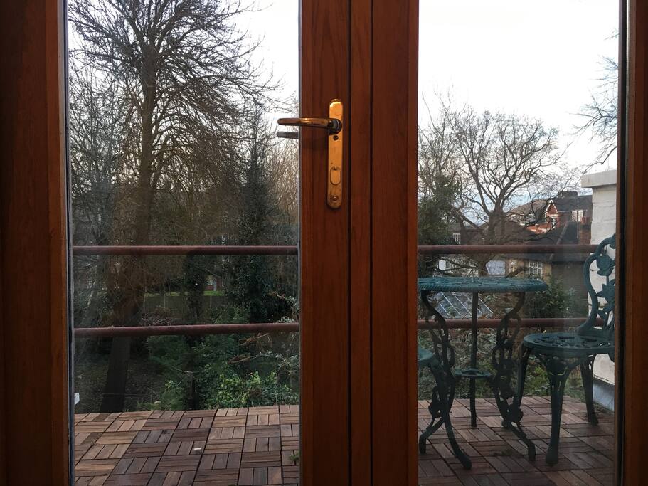 your balcony (looks nicer in summer!)