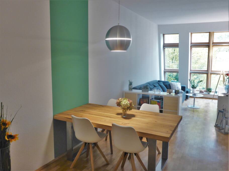 Dining and living room