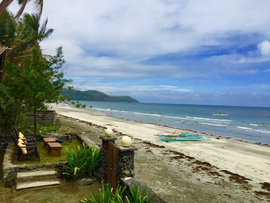 Great the morning in this wonderful front beach spot