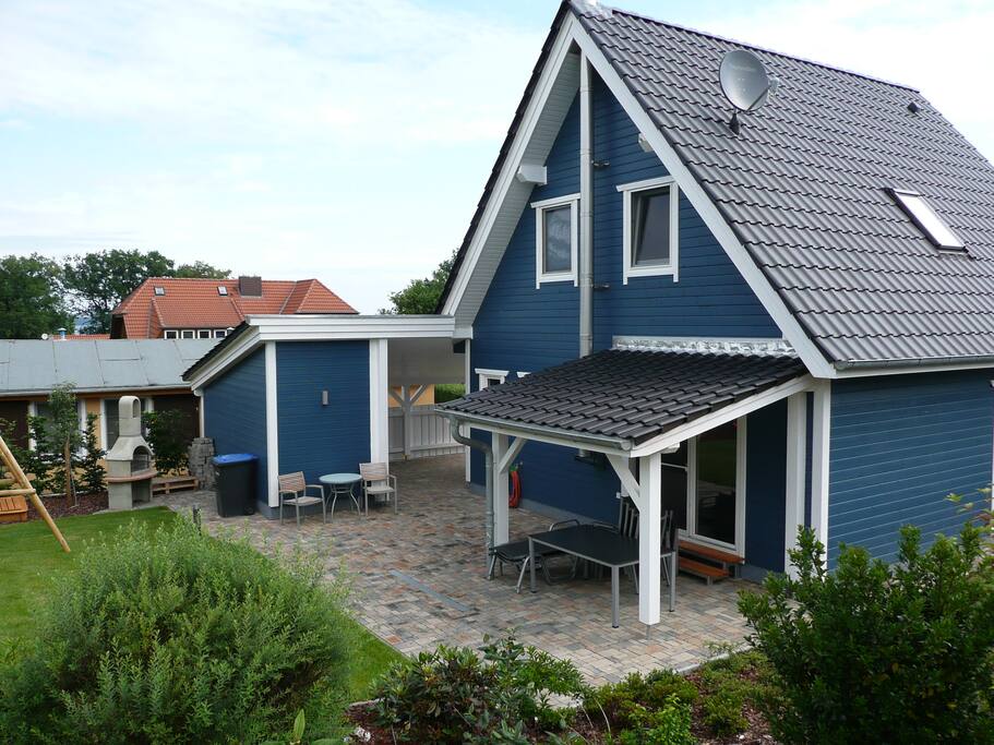 Schwedenhaus am blau für 4 Erwachsene