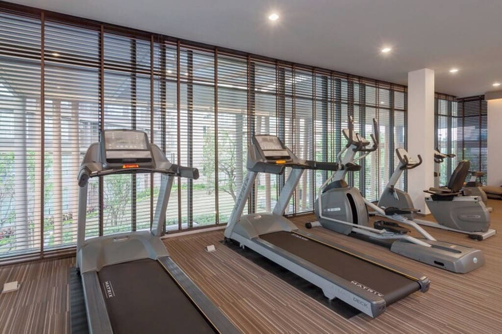 Modern fitness centre.
现代化的健身中心可以免费使用。