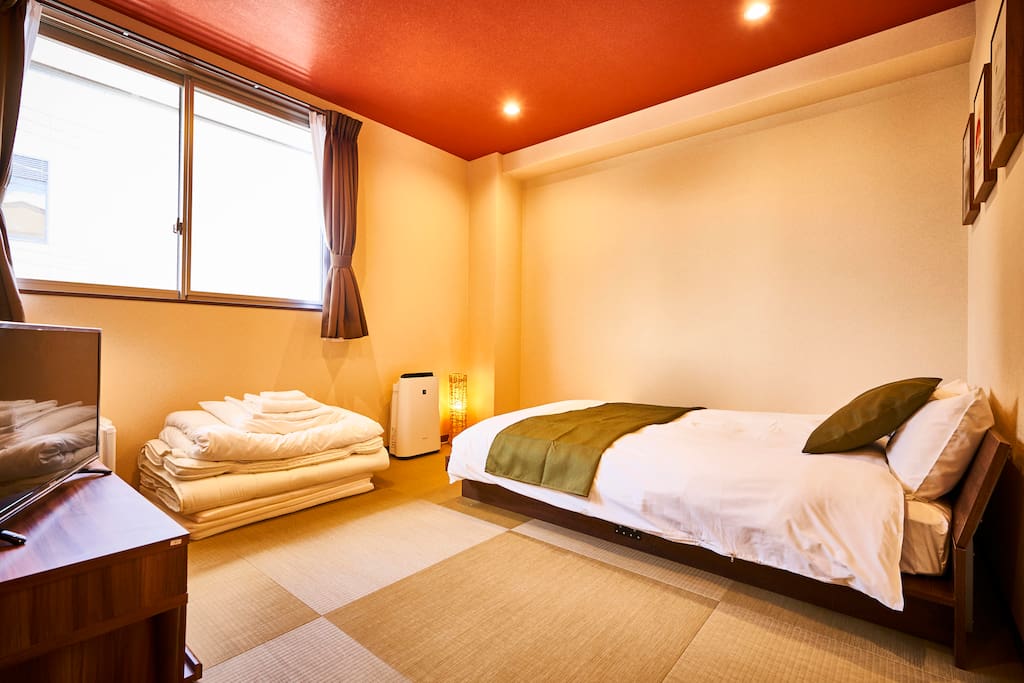 Bedroom with comfortable beds.