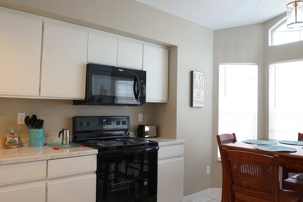 Fully equipped kitchen