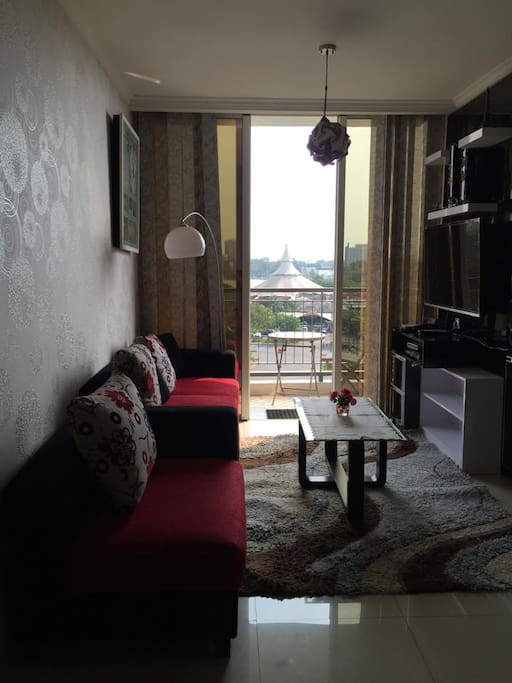 Access to the balcony
