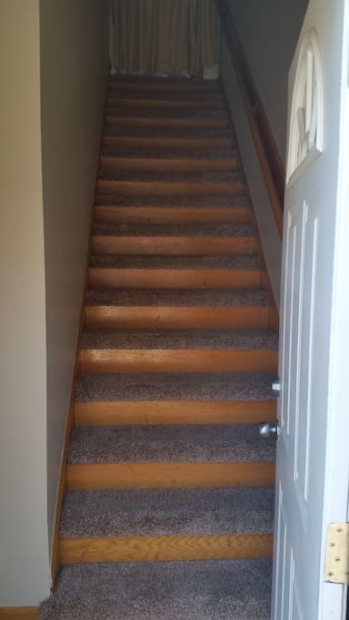 Stairs up to Apartment