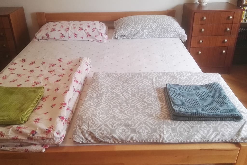 I provide pillows, blankets and fresh linens and towels