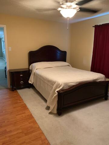 1 private bedroom with shared jack/Jill bathroom