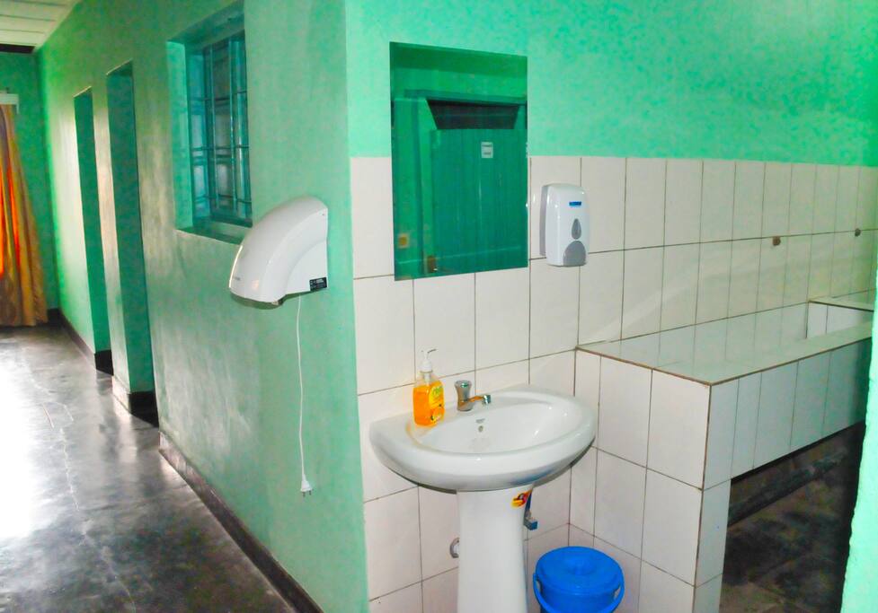 Hot shower is also available here