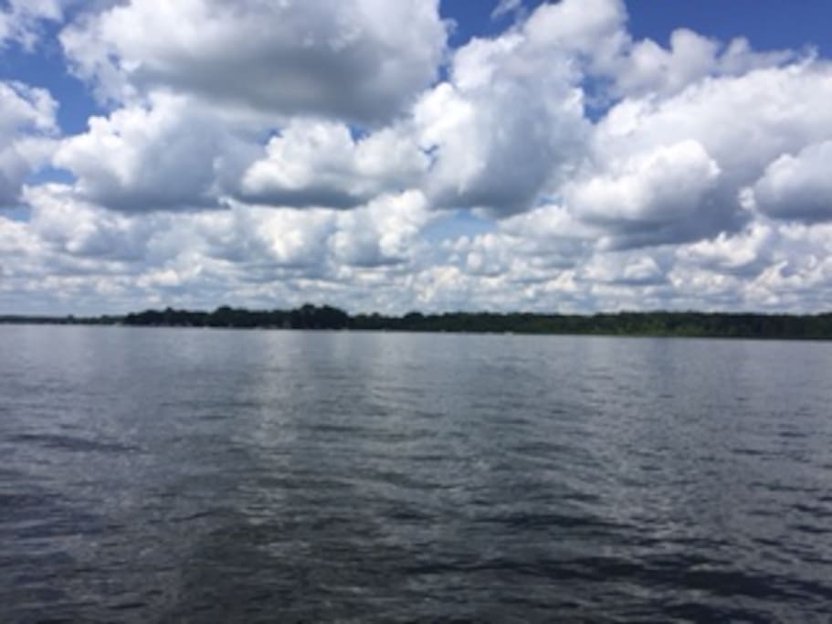 View from the end of the dock