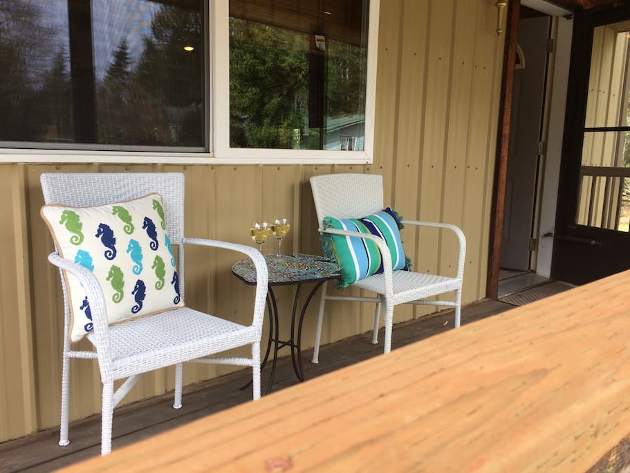 Relax on the front porch