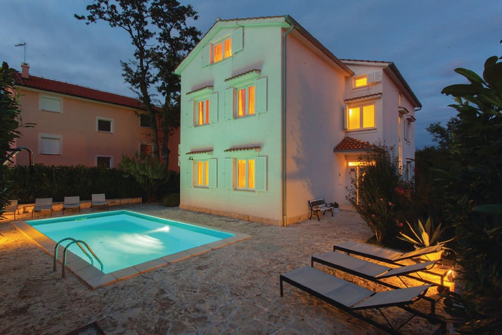 House at night