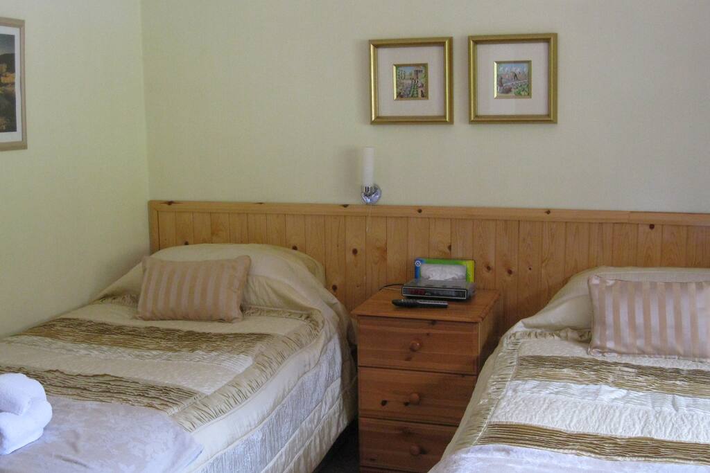 Twin bedroom.
