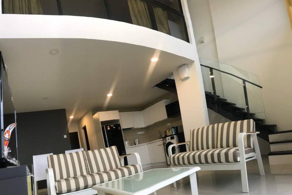 Living Hall and Kitchen