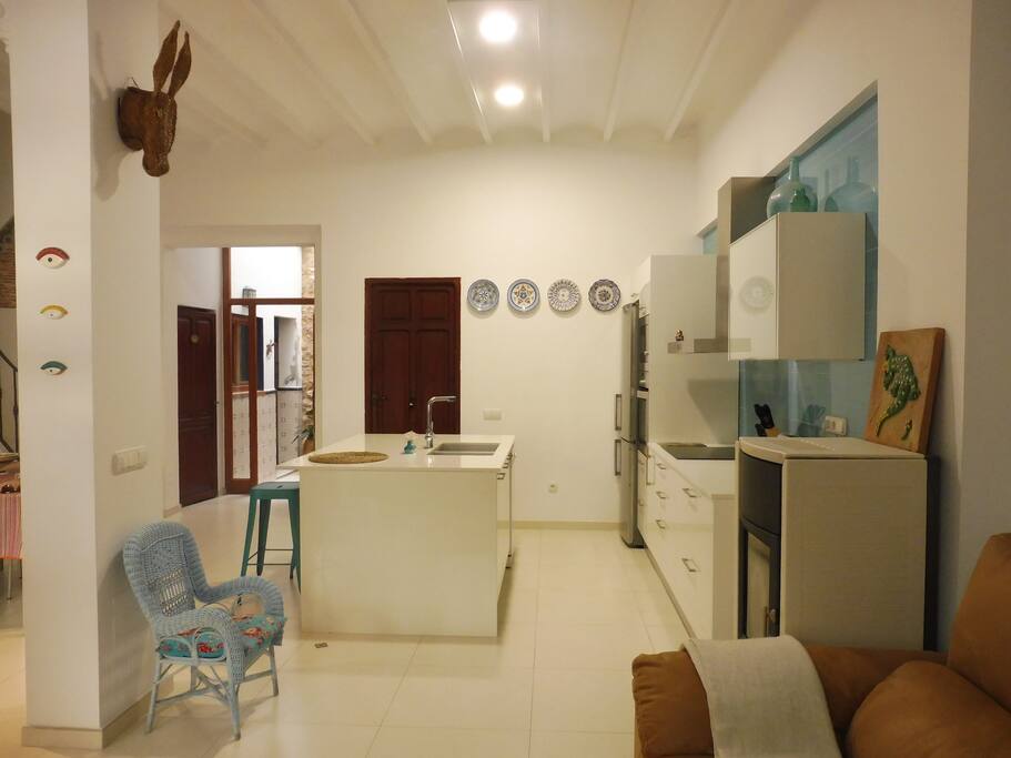 Vista lateral cocina