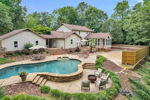 Backyard Beach with Pool