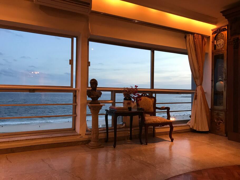 Living room sea view