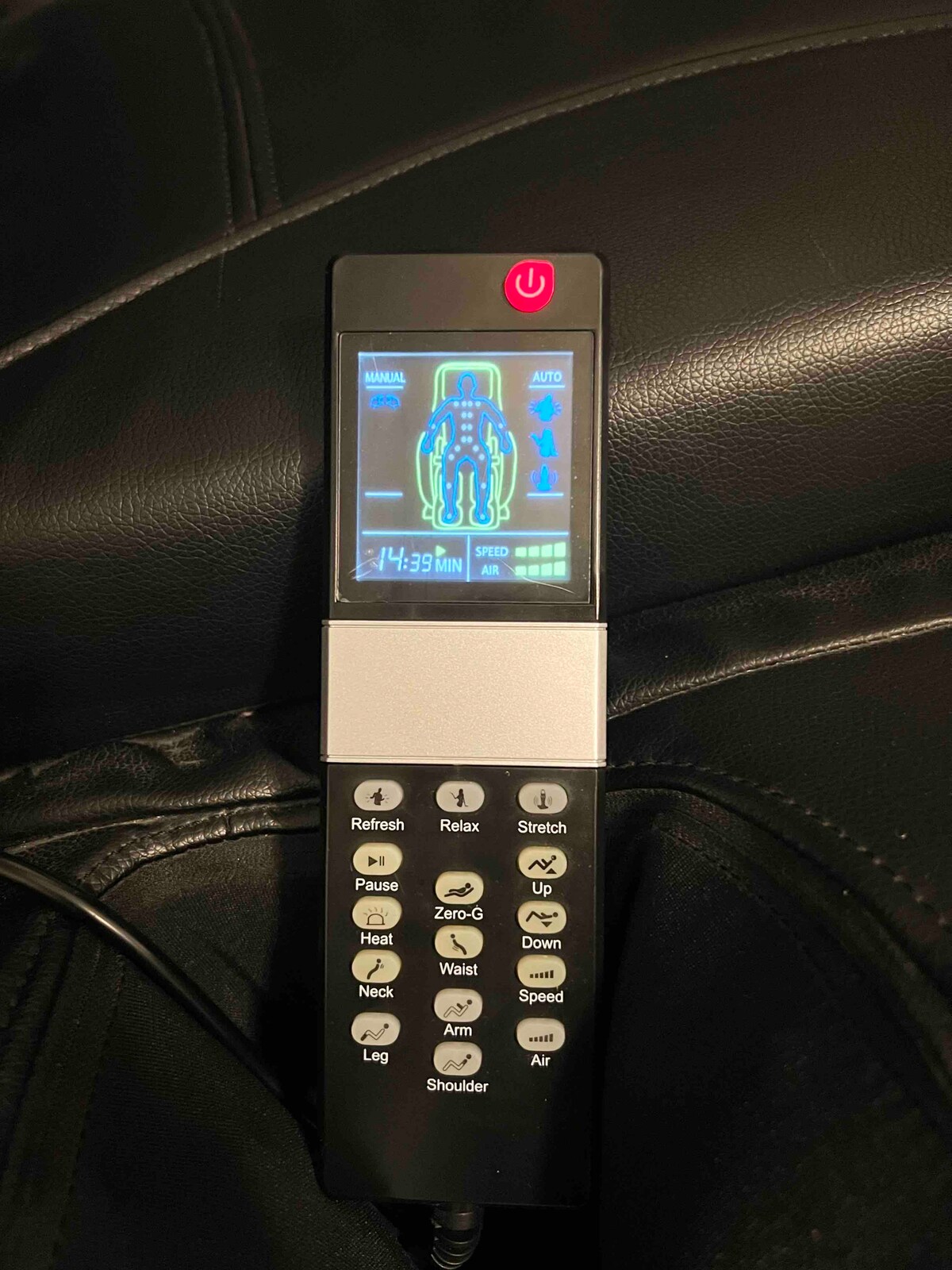 รีโมทเก้าอี้นวดไฟฟ้า 