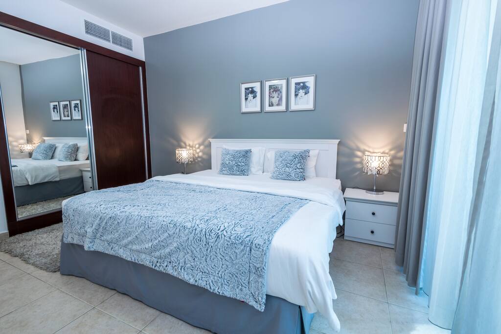 Master bedroom with private bathroom/shower