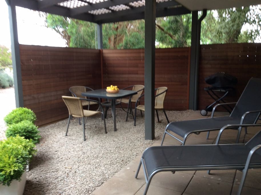 Eat al fresco using the BBQ