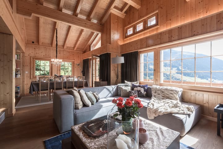 Magnifique Duplex, Vue Panoramique Village + Alpes - Verbier