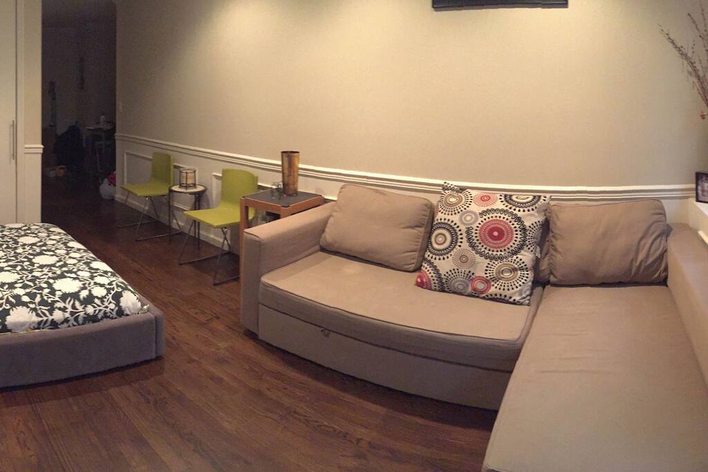 Sofa that converts into a bed