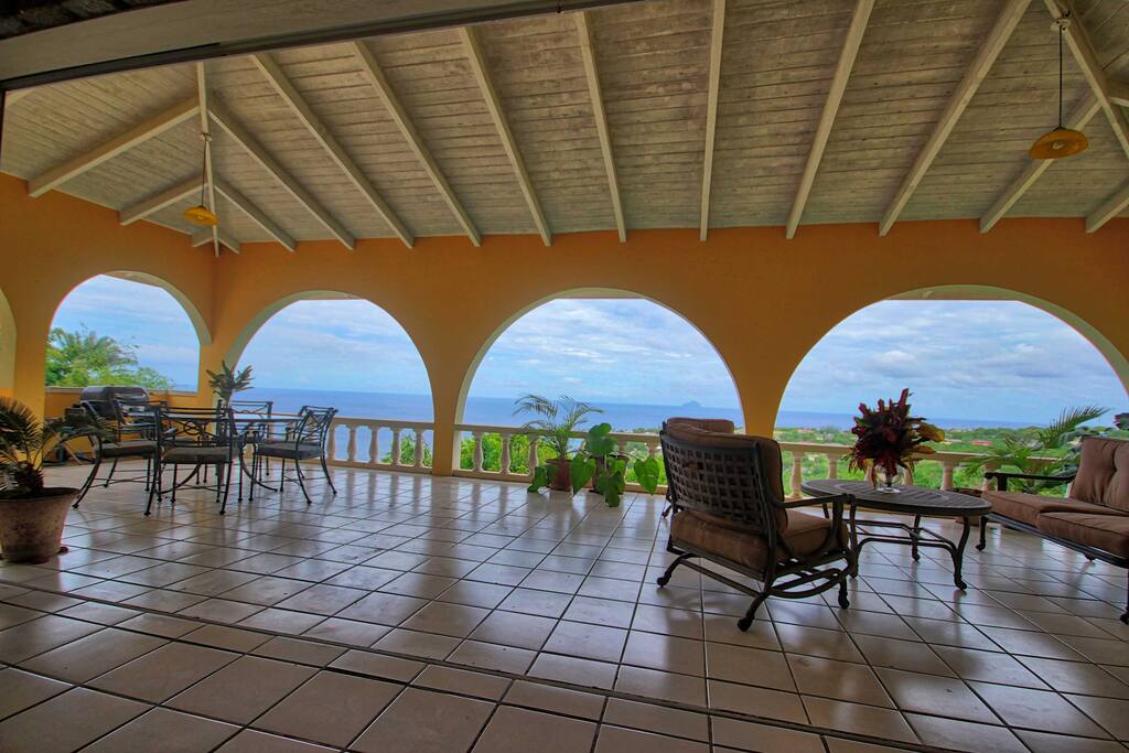 Ocean view from the living room/lounge area.