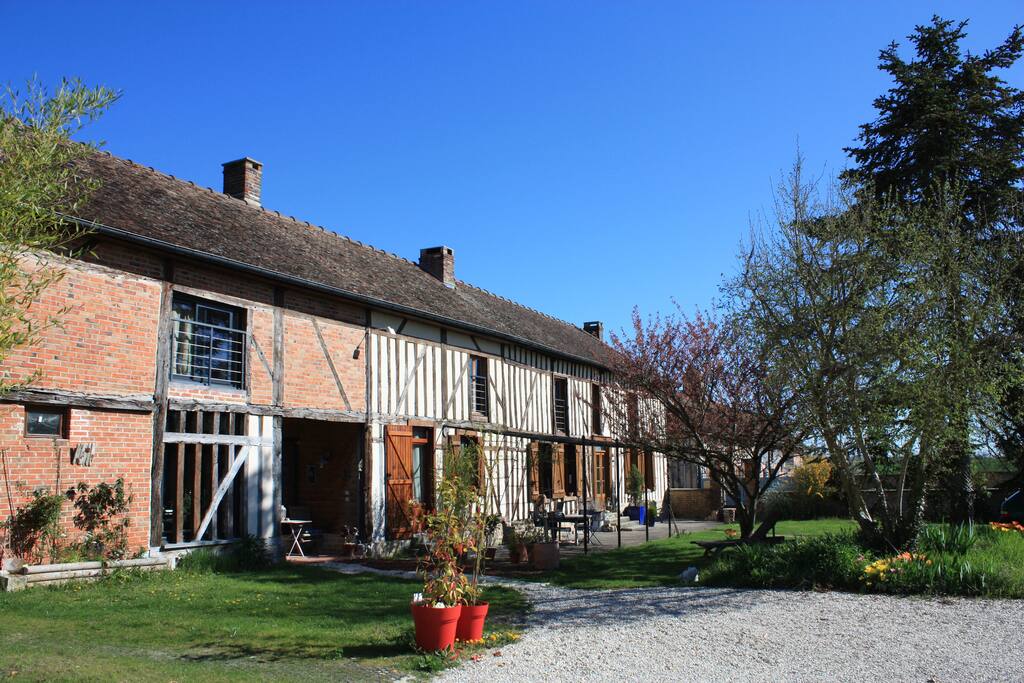 La partie de la maison réservée aux hôtes