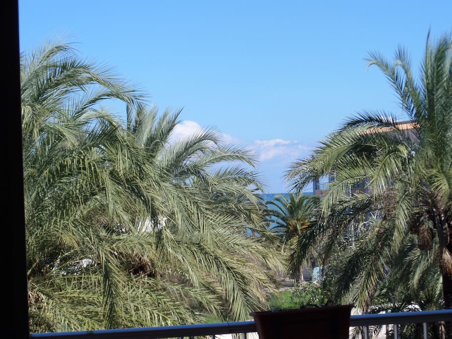 Vue mer du balcon