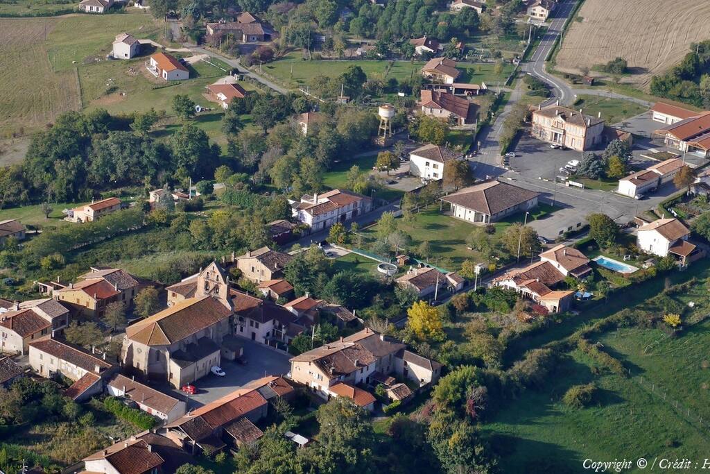 Vue du Village exemple d'une belle campagne .