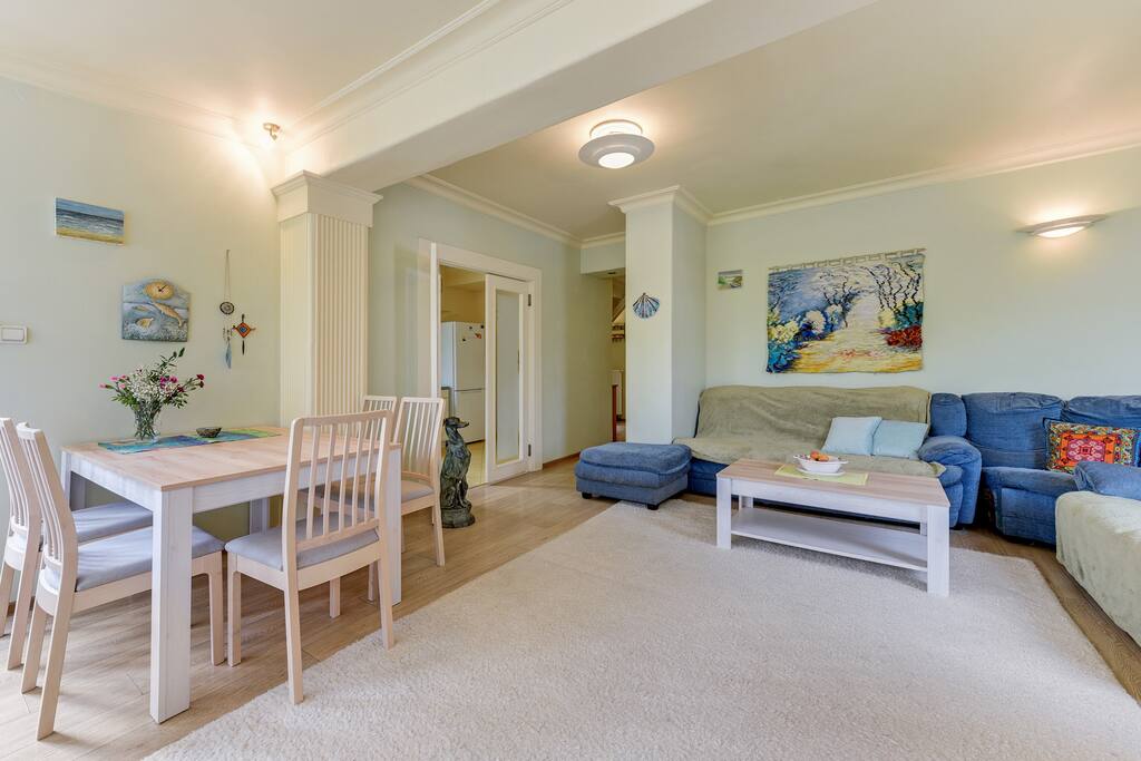 spacious living room