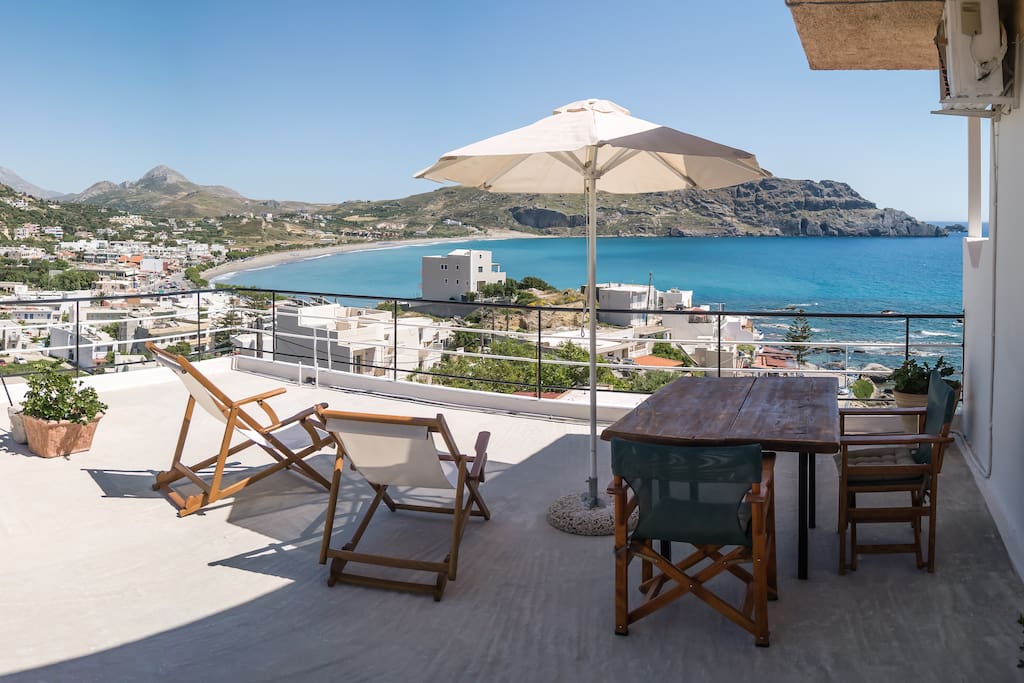 The view from the terrace!