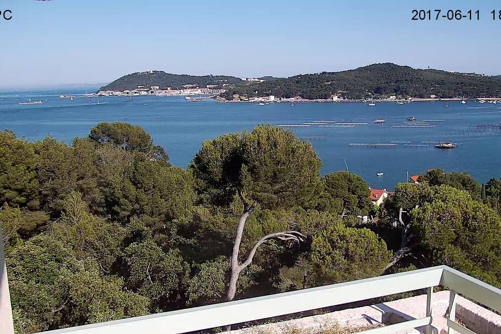 vue Est, St Mandrier
