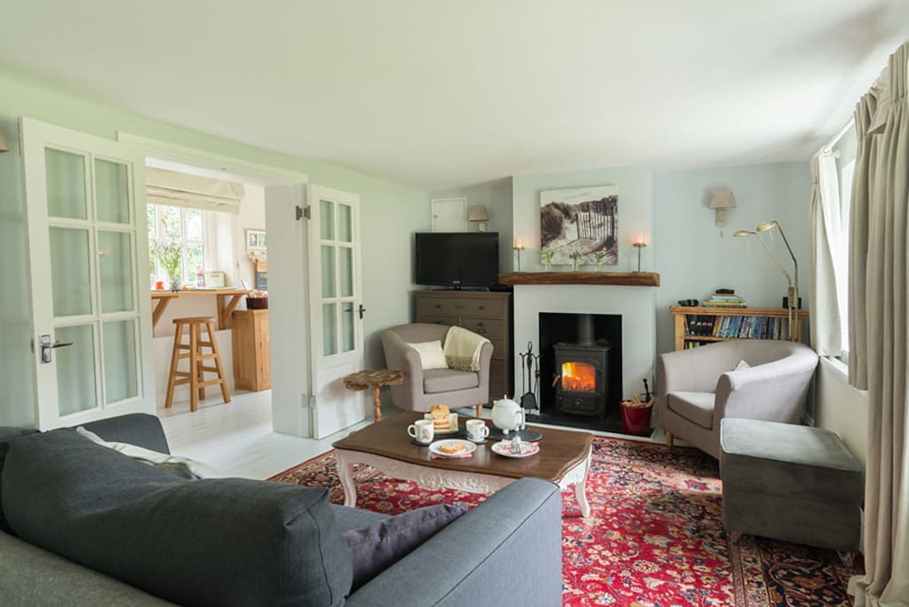 Cosy lounge to snuggle up in at the end of the day