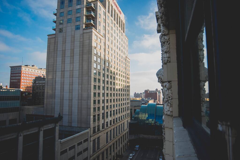 View from apartment window