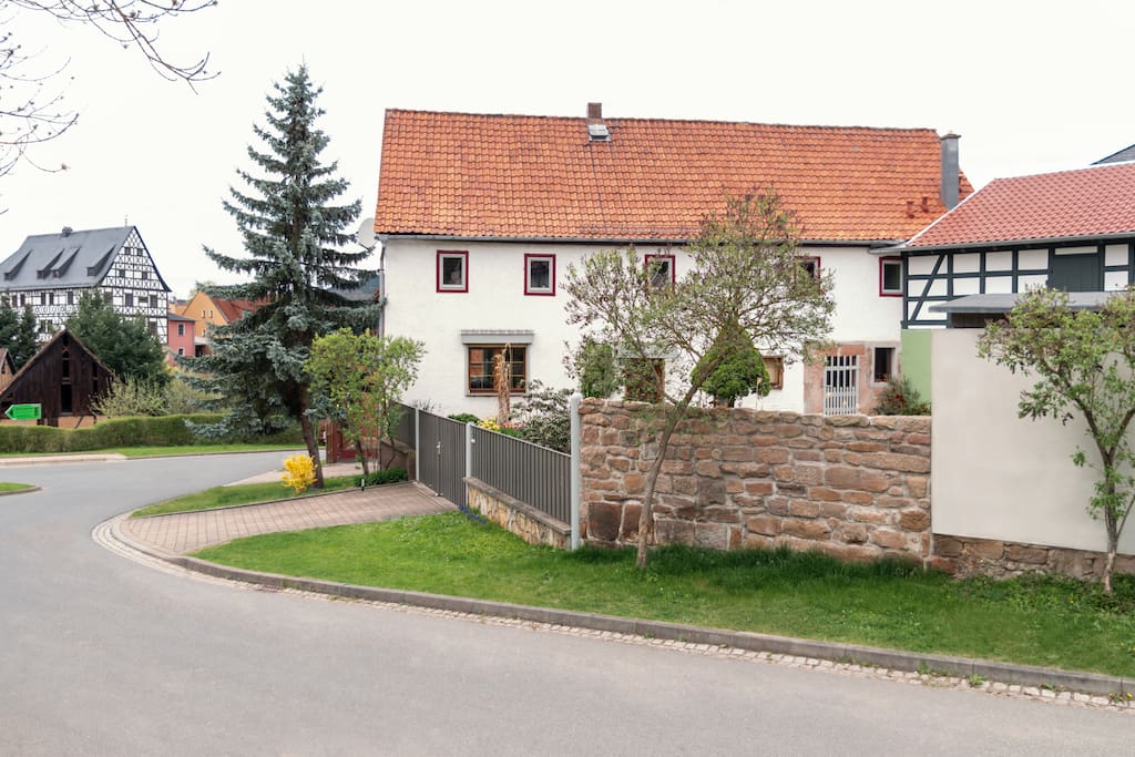 Blick in Richtung Gasthof Edelhof