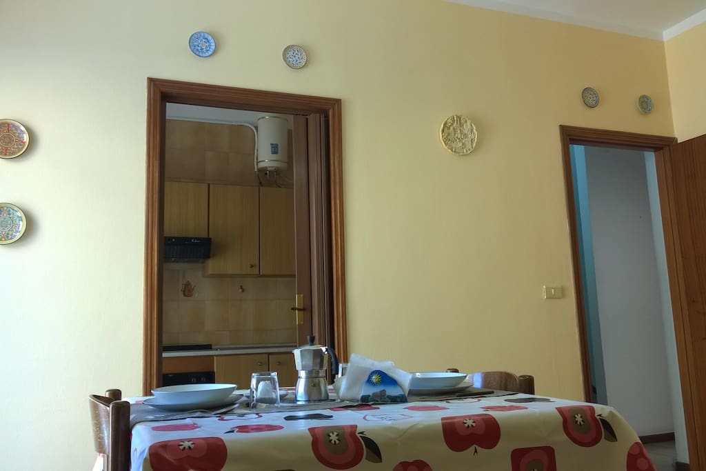Soggiorno con cucina