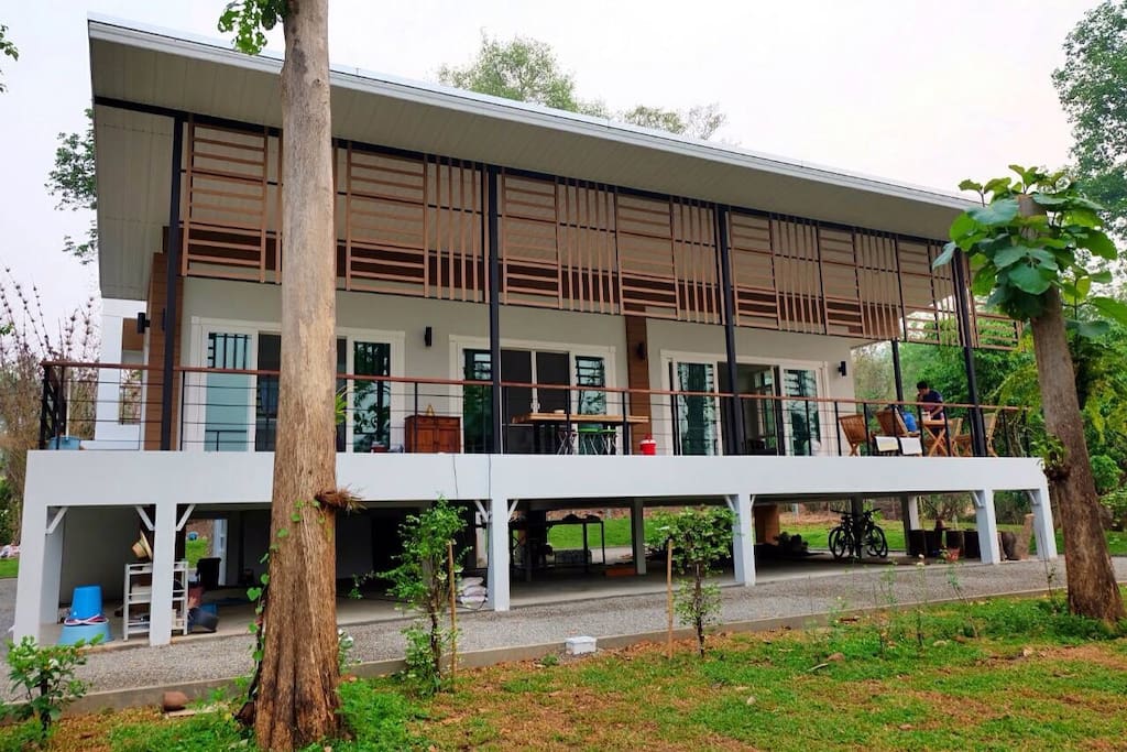 Veranda facing south