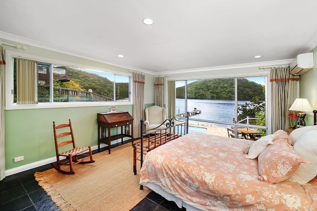 This is the studio apartment with spectacular views. The studio has its own bathroom.
