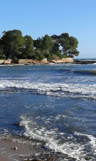 La plage à 100m