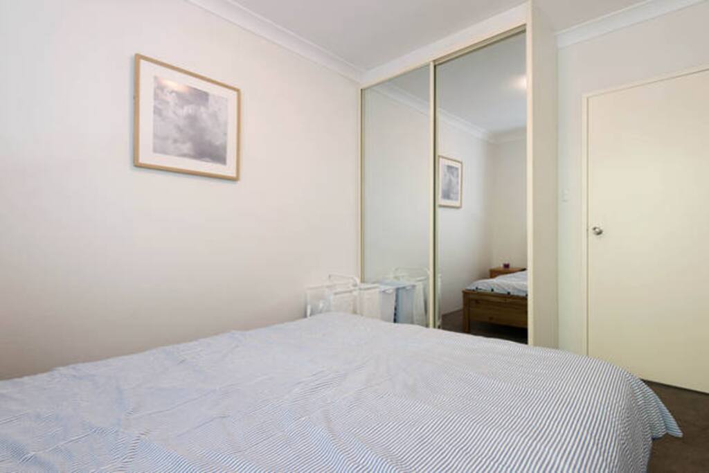 Bedroom with ample storage