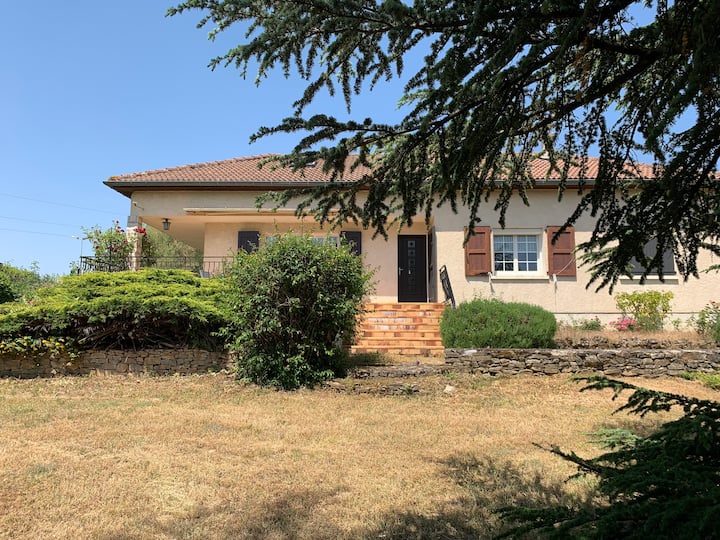 Maison De Plain Pied Sur Grand Terrain Arboré - Millau