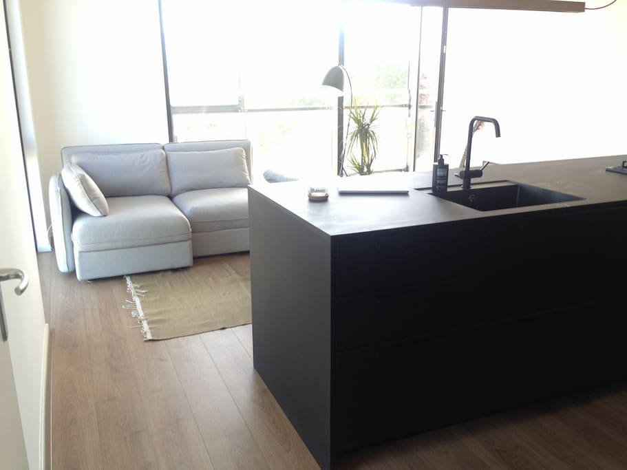 living room+kitchen