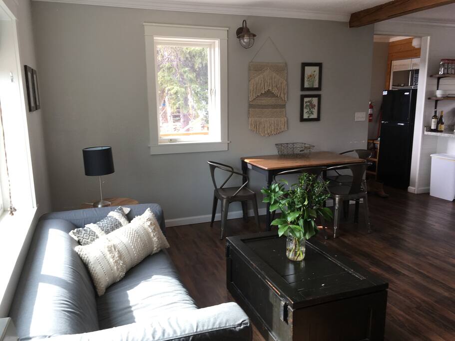 Cozy modern design feels right at home