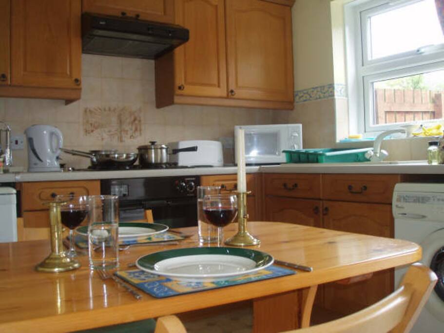 Sunny kitchen