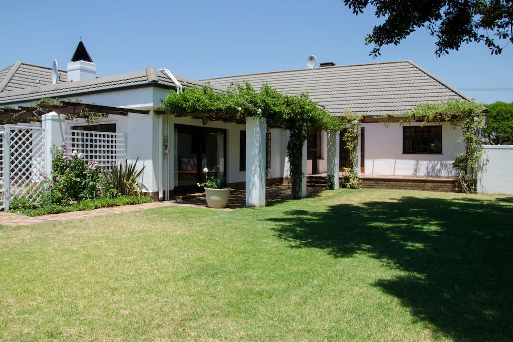 Front of the house from the front garden.
