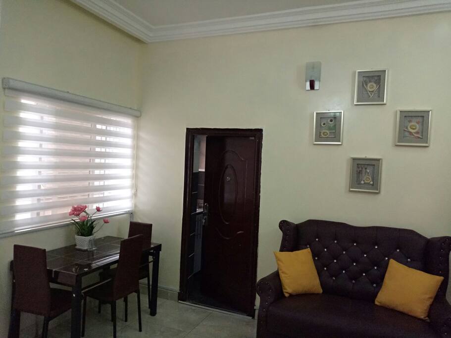 Sitting room showing the dining area
