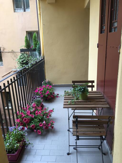 Balconcino esterno, anche area fumatori...