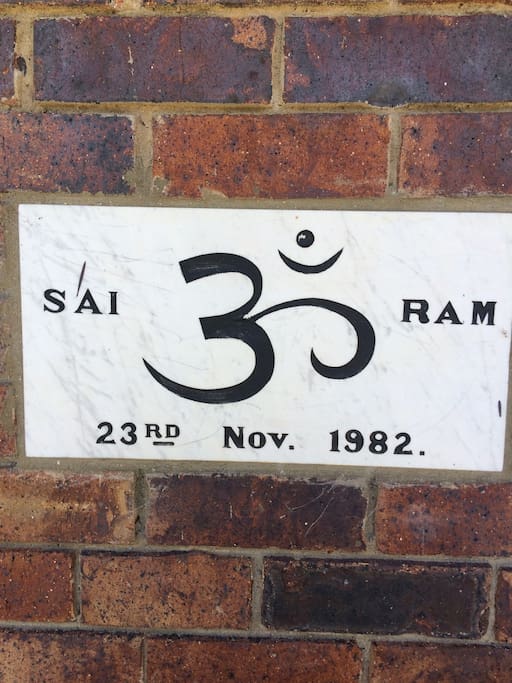 Sai-Ram name plate